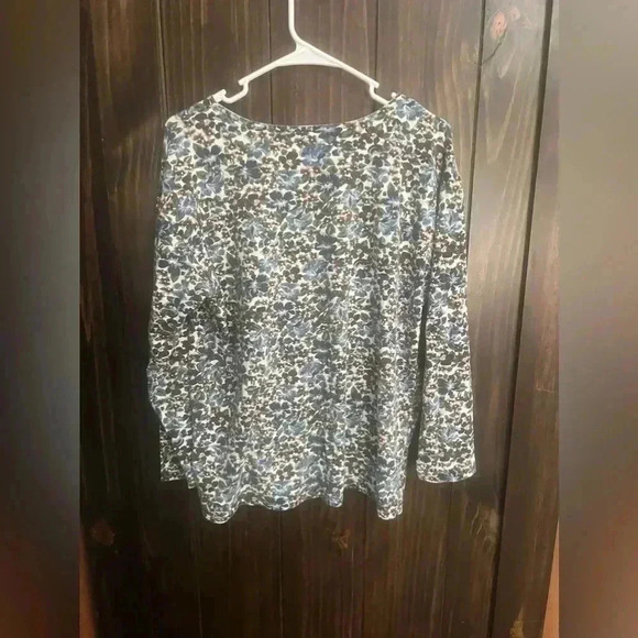 VINTAGE NUOVO JEANSWEAR FLORAL LONG SLEEVE TOP - Picture 3 of 4